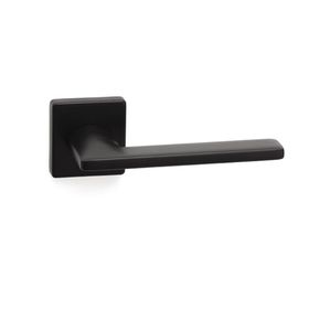 System HA208RO11 AL6 Slim Mat Siyah Rozetli Kapı Kolu