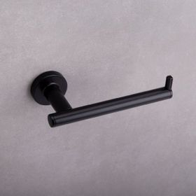 System Hoop Siyah Tuvalet Kağıtlığı