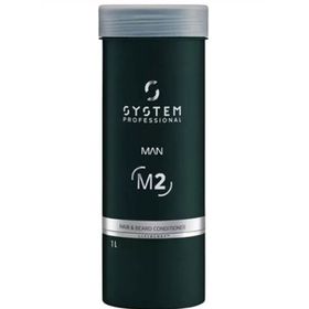 System Professional 1000 ml M2 Erkeklere Özel Saç Sakal Bakım Kremi