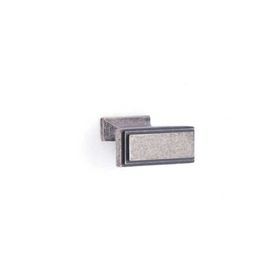System SY4237 0016 OSM Antik Gümüş 16 mm Düğme Mobilya Kulpu