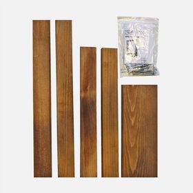 SZN SZN51 Teak Ladin Göknar Dikdörtgen Salon Kahverengi Dekoratif Raf