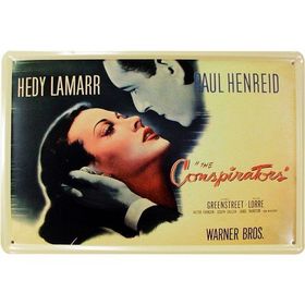 T-Bek Dekoratif Vintage Conspirators 20x30 cm Metal Pano Poster