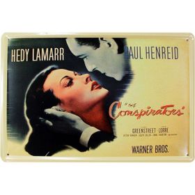 T-Bek Dekoratif Vintage Conspirators 20x30 cm Metal Pano Poster