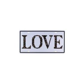 T-Bek Vintage Love 15x30 cm Metal Plaka Poster