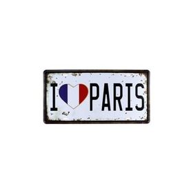 T-Bek Vintage Love 15x30 cm Metal Plaka Poster