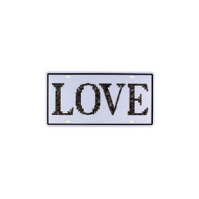 T-Bek Vintage Love 15x30 cm Metal Plaka Poster