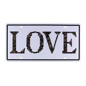 T-Bek Vintage Love 15x30 cm Metal Plaka Poster