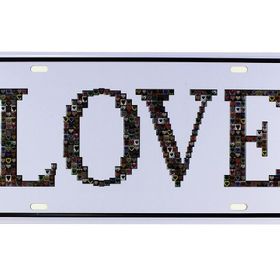 T-Bek Vintage Love 15x30 cm Metal Plaka Poster