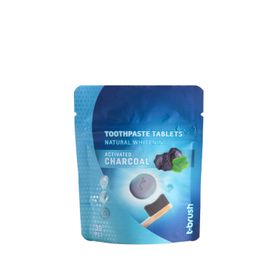 T-Brush Activated Charcoal Flörürlü Beyazlatıcı 30 Adet Diş Macunu Tableti