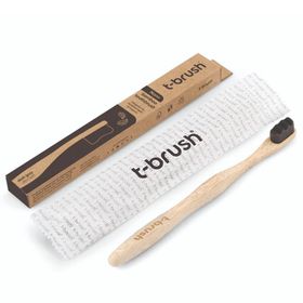 T-Brush Bambu Ultra Yumuşak Koyu Gri Diş Yumuşak Fırçası