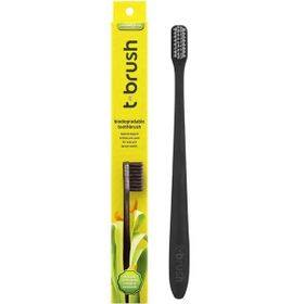 T-Brush Bio Çözünür Siyah Orta Sert Diş Fırçası
