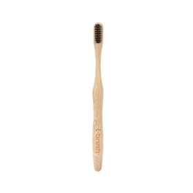 T-Brush Koyu Gri Bambu Orta Sert Diş Fırçası