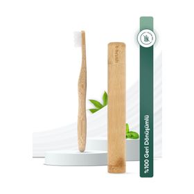 T-Brush Nano Bambu Beyaz Diş Fırçası