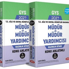 T.C. Aile Sosyal Hizmet Bakanlığı GYS Müdür ve Müdür Yardımcısı Konu Anlatımlı 1-2 Data Yayınları