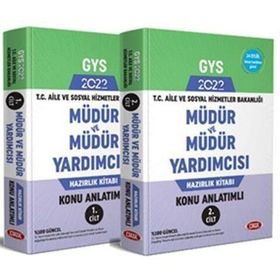 T.C. Aile Sosyal Hizmet Bakanlığı GYS Müdür ve Müdür Yardımcısı Konu Anlatımlı 1-2 Data Yayınları
