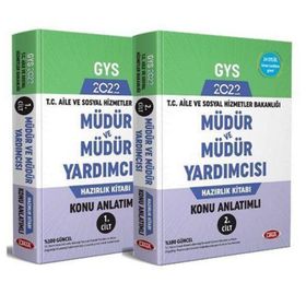 T.C. Aile Sosyal Hizmet Bakanlığı GYS Müdür ve Müdür Yardımcısı Konu Anlatımlı 1-2 Data Yayınları