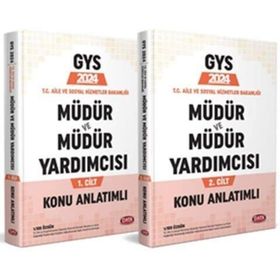 T.C. Aile Sosyal Hizmet Bakanlığı GYS Müdür ve Müdür Yardımcısı Konu Anlatımlı 1-2 Data Yayınları