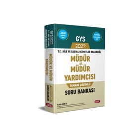 T.C. Aile ve Sosyal Hizmetler Bakanlığı GYS Müdür ve Müdür Yardımcısı Tamamı Çözümlü Soru Bankası Data Yayınları
