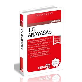 T.C. Anayasası Cep Boy: Eylül 2020