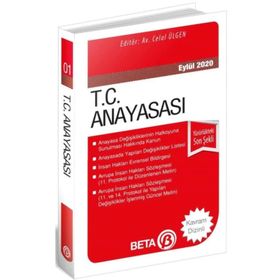 T.C. Anayasası Cep Boy: Eylül 2020