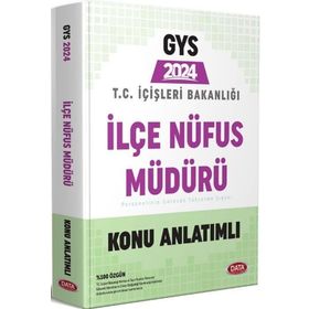 T.C. İçişleri Bakanlığı İlçe Nüfus Müdürü Gys Hazırlık Kitabı - Data Yayınları