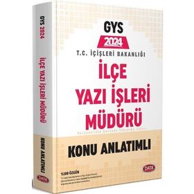 T.C. İçişleri Bakanlığı İlçe Nüfus Müdürü Gys Hazırlık Kitabı - Data Yayınları