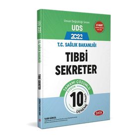 T.C. Sağlık Bakanlığı Unvan Değişikliği Sınavı Tıbbi Sekreter Tamamı Çözümlü 10 Deneme Sınavı - Data Yayınları