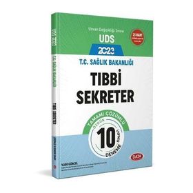 T.C. Sağlık Bakanlığı Unvan Değişikliği Sınavı Tıbbi Sekreter Tamamı Çözümlü 10 Deneme Sınavı - Data Yayınları