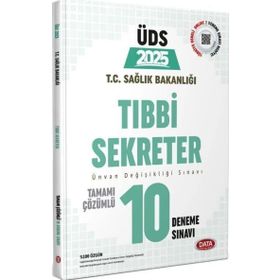 T.C. Sağlık Bakanlığı Unvan Değişikliği Sınavı Tıbbi Sekreter Tamamı Çözümlü 10 Deneme Sınavı - Data Yayınları