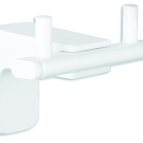 T-may 71023-3 Banyo Premium Beyaz İkili Bornoz Askılık