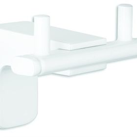 T-may 71023-3 Banyo Premium Beyaz İkili Bornoz Askılık