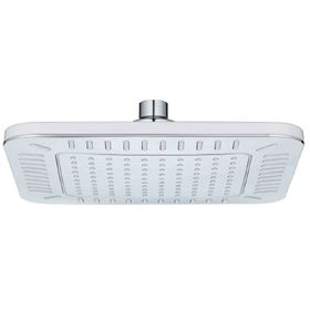 T-may Banyo Çamlıca Kare Krom Beyaz Paslanmaz Tepe Duş Seti Başlığı