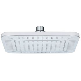 T-may Banyo Çamlıca Kare Krom Beyaz Paslanmaz Tepe Duş Seti Başlığı