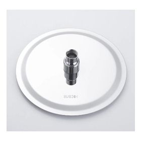 T-May Sardes Oval İnce 25x25 cm Metal Duş Seti