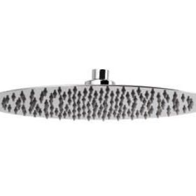 T-May Sardes Oval İnce 30x30 cm Metal Duş Seti