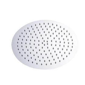 T-May Sardes Oval İnce 30x30 cm Metal Duş Seti