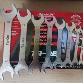 Ta-Qe 6-22 mm 8 Parça 8Li İki Ağız Düz Anahtar Takımı