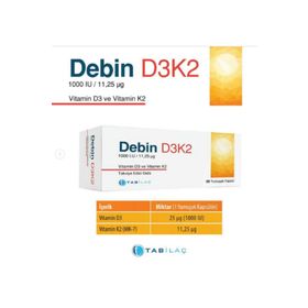Tab İlaç Debin D3K2 60 Kapsül