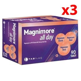 Tab İlaç Magnimore All Day Magnezyum 90 Tablet