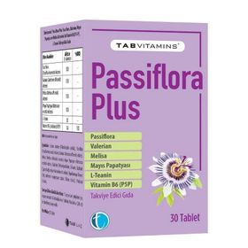 Tab Vitamins Passiflora Plus 30 Tablet