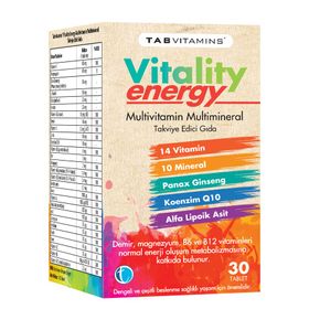 Tab Vitamins Vitality Energy 30 Tablet