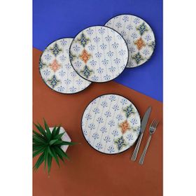 Tabak Evi Porselen Audrey 20 CM 4 Kişilik 4 Parça Pasta Takımı