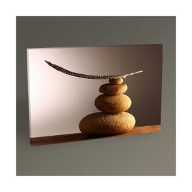 Tablo 360 Taş Ve Tüy Dengesi 75x50cm Tablo
