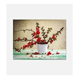 Tablo Center Kırmızı Tomurcuk 50x70 cm Kanvas Tablo