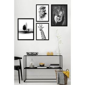 Tablo Center SET 4 Parçalı Çerçeveli Tablo