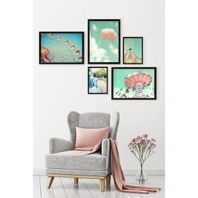 Tablo Center SET 5 Parçalı Çerçeveli Tablo