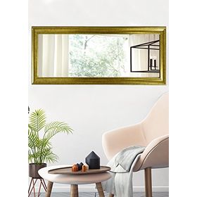Tablo Center YALT04-50120-1 Altın Varak 50x120 cm Çerçeveli Yatay Ayna