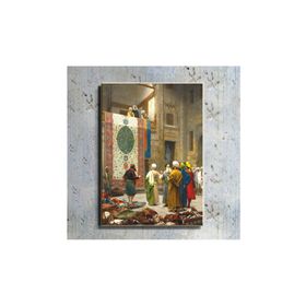 Tablo Kanvas Jean Leon Gerome Halı Tüccarı Kanvas Tablo