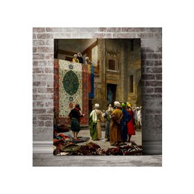 Tablo Kanvas Jean Leon Gerome Halı Tüccarı Kanvas Tablo