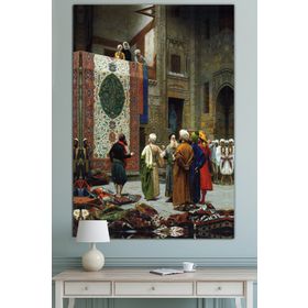 Tablo Kanvas Jean Leon Gerome Halı Tüccarı Kanvas Tablo